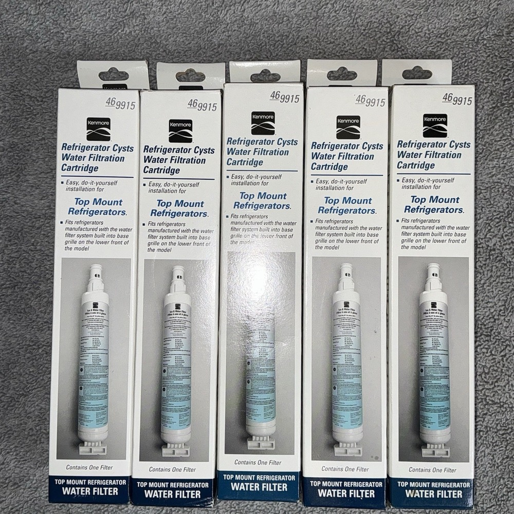 Fits 4396701 EDR6D1 46-9915 Comparable‎ Tier1 Fridge Water Filter 5 Pack